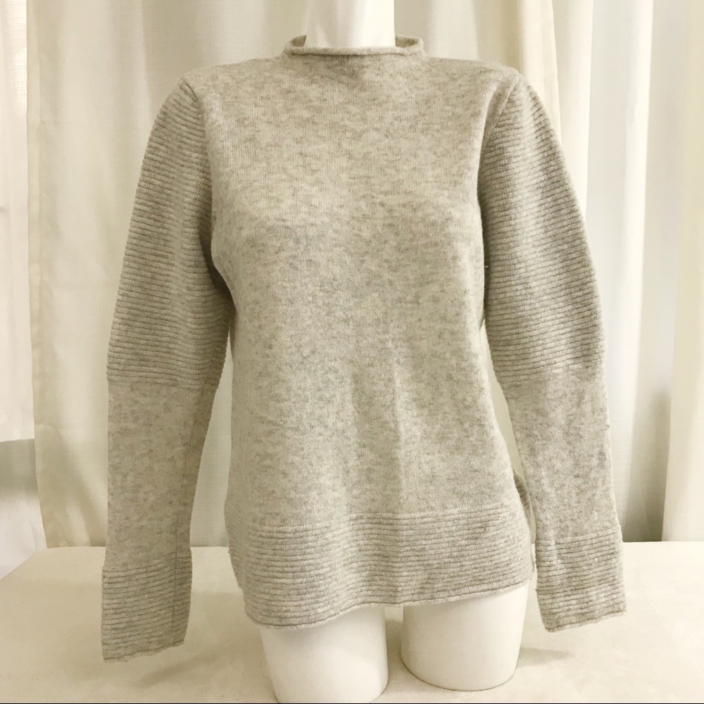 Banana Republic Mixed Knit Mock Neck Sweater